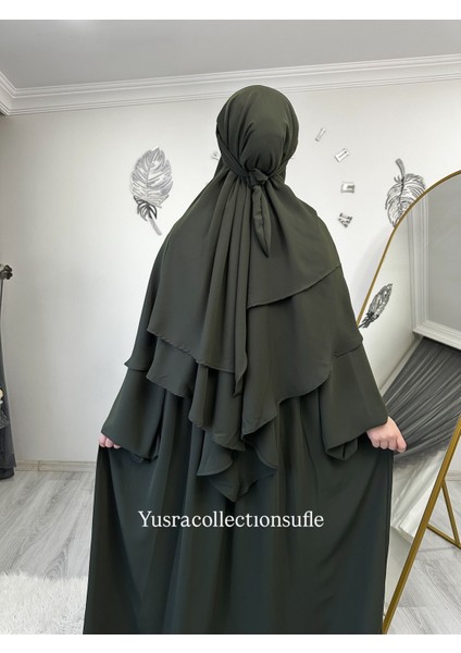 Tesettür Asel Takım Elbise Sufle Peçe 3’lü fiyatları