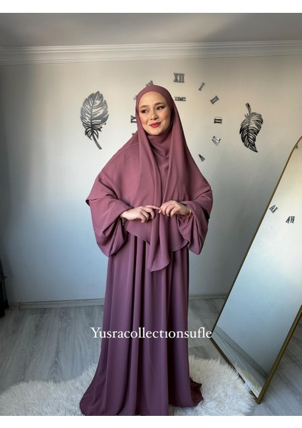 Tesettür Asel Takım Elbise Sufle Peçe 3’lü modelleri
