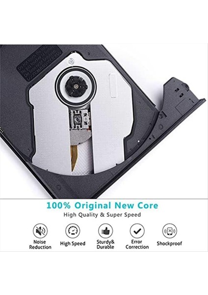 DVD Player Harici Optik Sürücü Type-C USB 3 0 2-1-1-1 Cd/dvd Yazar Kartı Okuyucu Rw Drive Harici Optik Sürücü Oynatıcı (Yurt Dışından) fırsatları