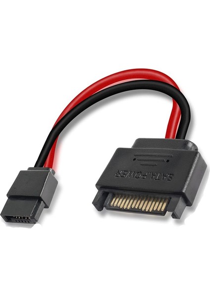 2pcs Sata 15PIN Erkek - 6pin Sata Kablosu Sata 15 Pin - 6 Pin Güç Adaptör Kablosu Cdrom 6pın Adaptör Kablosu (Yurt Dışından) indirimleri
