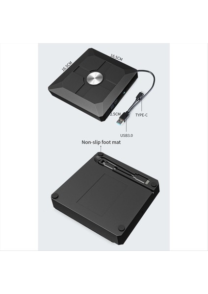 Harici Optik Sürücü DVD Yanan Usb3 0type-C Mobil Brülör Fişi ve Pc Masaüstü Için Uygun Cd-Rom Sürücüsü Oynatın (Yurt Dışından) indirimleri