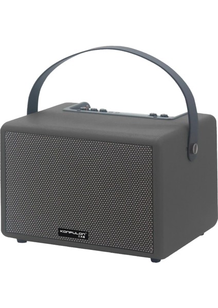 Sptrns Konfulon F31 50W Sürücülü 2 Adet Mikrofonlu Bt 5.2 Kablosuz Hoparlör - Siyah