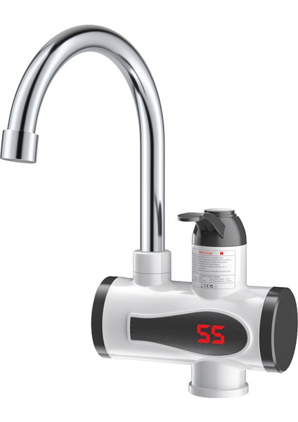 Üç Saniye Hızlı Isıtma Anlık Elektrikli Sıcak Su Musluğu (Yurt Dışından)