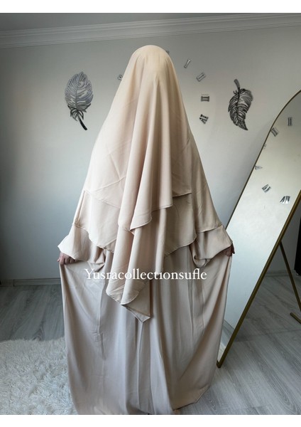 Tesettür Asel Takım Elbise Sufle Peçe 3’lü modelleri