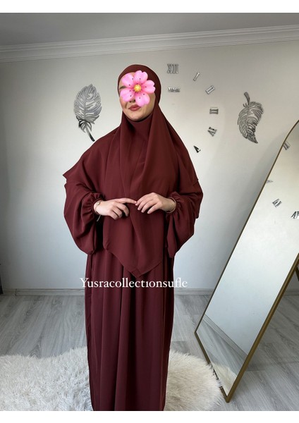 Tesettür Asel Takım Elbise Sufle Peçe 3’lü