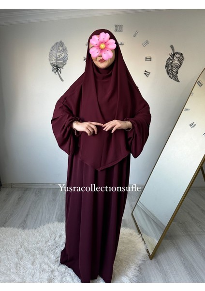 Tesettür Asel Takım Elbise Sufle Peçe 3’lü