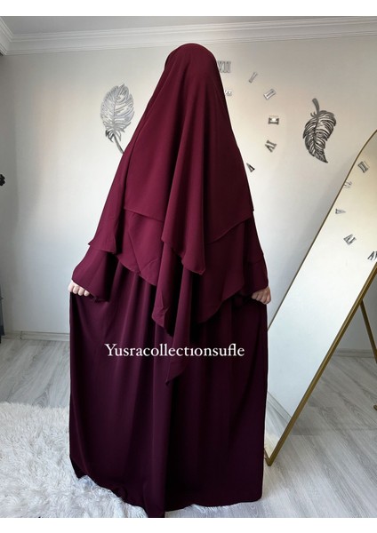 Tesettür Asel Takım Elbise Sufle Peçe 3’lü modelleri