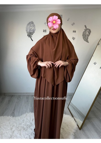 Tesettür Asel Takım Elbise Sufle Peçe 3’lü