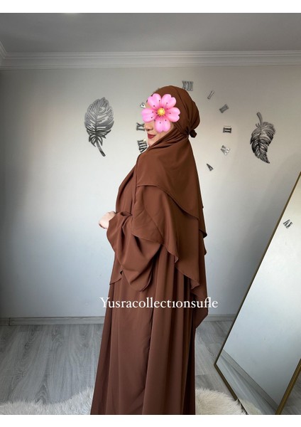 Tesettür Asel Takım Elbise Sufle Peçe 3’lü fiyatları