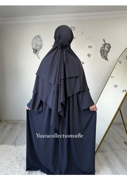 Tesettür Asel Takım Elbise Sufle Peçe 3’lü fiyatları