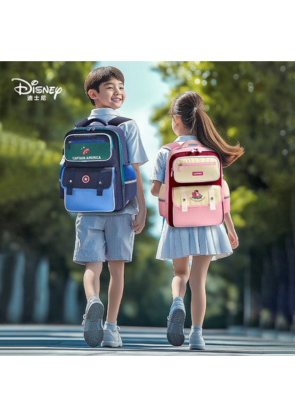 Disney'in Kaptan Amerika Tasarımlı Çocuk Sırt Çantası1-6 Sınıflar Için Uygundur Büyük Kapasitelidir. (Yurt Dışından) fiyatları