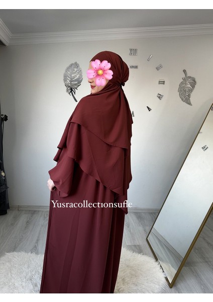 Tesettür Asel Takım Elbise Sufle Peçe 3’lü fırsatları