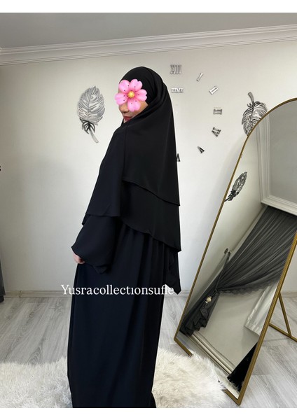 Tesettür Asel Takım Elbise Sufle Peçe 3’lü fiyatları