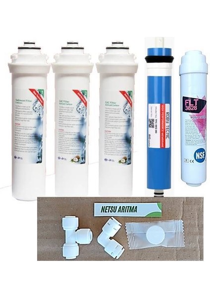 Ihlas Aura Cebilon UNİQUE (Dijital)-Uyumlu Muadil filtresi,5 Li Filtre Seti-