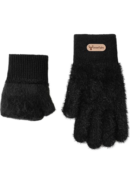 Kışlık Isıtmalı, Rüzgar Geçirmez ve Soğuktan Koruyan Kalın Pamuklu Tam Parmaklı Eldiven (Yurt Dışından)