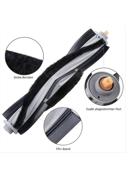 Ecovacs Için Deebot T10 Turbo X1 Omni Vakum Süpürge Yedek Aksesuar Ana Yan Fırça Filtre Temizleme Bez Tuz Torbası (Yurt Dışından) modelleri