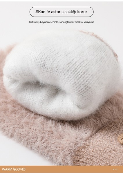 Kışlık Isıtmalı, Rüzgar Geçirmez ve Soğuktan Koruyan Kalın Pamuklu Tam Parmaklı Eldiven (Yurt Dışından) fiyatları