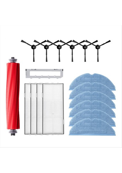 Roborock S7 S70 S7MAX T7S T7S Artı Ana Fırça Hepa Filtre Paspas Pedi Yedek Parça Elektrikli Süpürge Aksesuarları (Yurt Dışından)