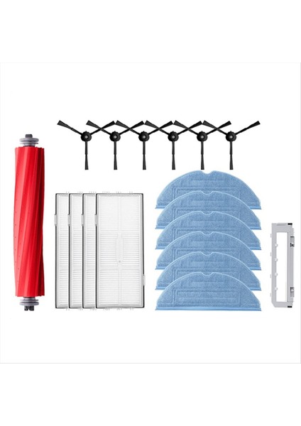 Roborock S7 S70 S7MAX T7S T7S Artı Ana Fırça Hepa Filtre Paspas Pedi Yedek Parça Elektrikli Süpürge Aksesuarları (Yurt Dışından) modelleri