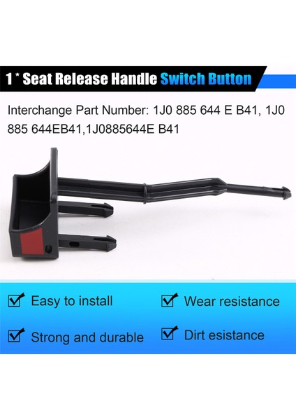 Vw Volkswagen Golf Jetta Bora Için Arka Sol Koltuk Açma Kolu 1J0885643E (Yurt Dışından) indirimleri
