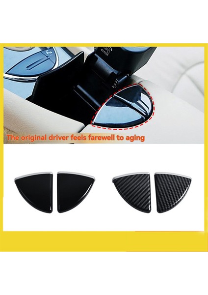 Benz E Sınıfı W211 Parlak Siyah Araç Orta Konsol Kapak Paneli Kol Dayama Kutusu Döşeme Koruyucu Kapak Çıkartmaları (Yurt Dışından) fiyatları