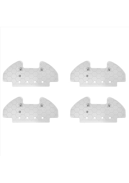 4x Paspas Bezi Çerçeve Kurulu Paspas Bezi Tutucu Mop Elbise Plaka Samsung Powerbot-E VR05R5050WK Elektrikli Süpürge Parçaları (Yurt Dışından)
