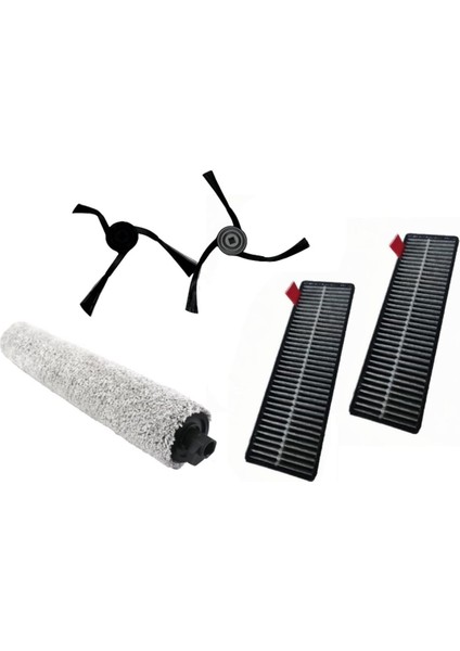 5 Adet Uwant U300/U300 Max Elektrikli Süpürge Aksesuarları Yan Fırça Hepa Filtre Rulo Paspas (Yurt Dışından) modelleri