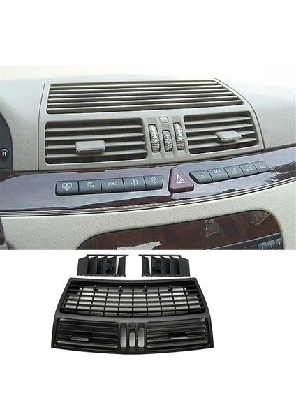 Mercedes-Benz S-Class W220 1998-2005 Için Araç Gösterge Paneli Klima Çıkış Paneli 2208300554 2208302254 (Yurt Dışından) fırsatları