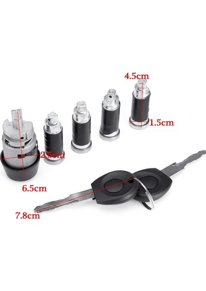 Set Kontak Anahtarı 4 Kapı Kilidi Namlu 2 Anahtar 701837205 T4 Caravelle Mk Iv 1990-2003 Transporter Çift Ahır Kapıları Için (Yurt Dışından) fiyatları