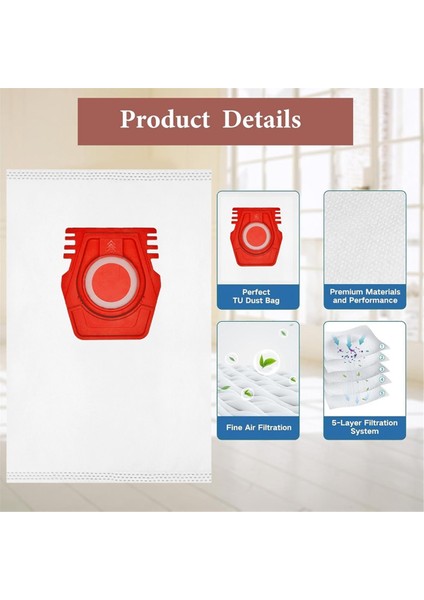 12 Adet Toz Torbası Miele Tu Guard L1/guard S1/co Guard M1 Serisi Elektrikli Süpürge Yedek Parçalar Vakum Toz Torbası (Yurt Dışından) fırsatları