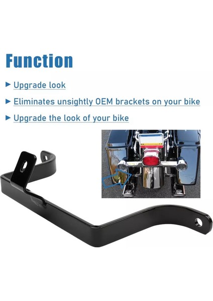Motosiklet Arka Çamurluk Sele Çantası Destek Braketi (Yurt Dışından) fırsatları