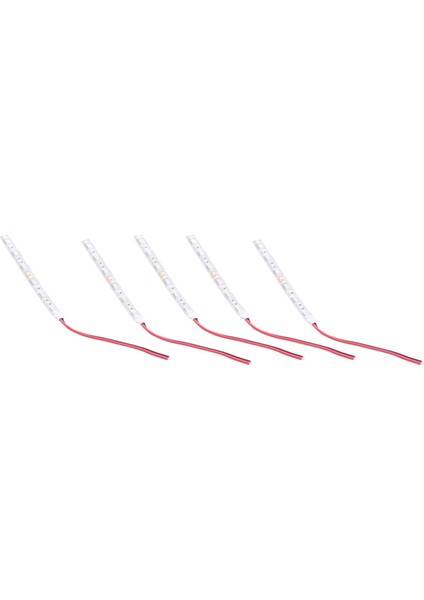 5 Adet 10 cm Su Geçirmez Kırmızı 5050 LED Şerit Işıklar Dc 12V Karavan Tekne Araba (Yurt Dışından) modelleri
