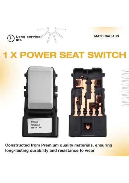 15895688 Cadillac Cts 2008 Için Elektrikli Koltuk Anahtarı - Elektrikli Koltuk Kontrol Anahtarı (Yurt Dışından) indirimleri