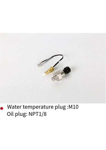Araba Modifiye LCD 3'ü 1 Arada Su Sıcaklık Göstergesi Yağ Basınç Göstergesi Voltmetre W 10MM Su Sıcaklık Sensörü + Npt1/8 Yağ Basınç Sensörü (Yurt Dışından) modelleri