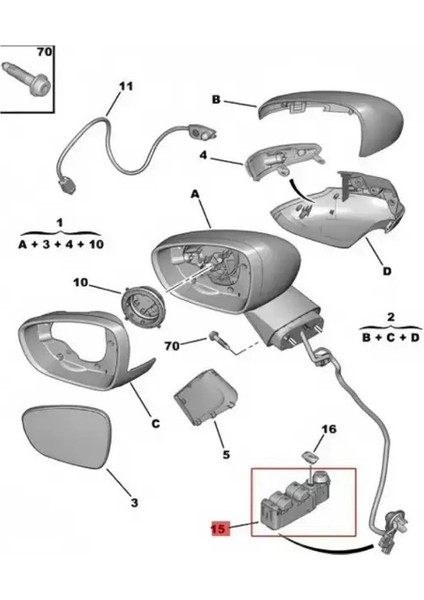96765927XT Peugeot 308 1.6l 2.0l 2012-2014 Için Elektrikli Cam Anahtarı (Yurt Dışından) fırsatları
