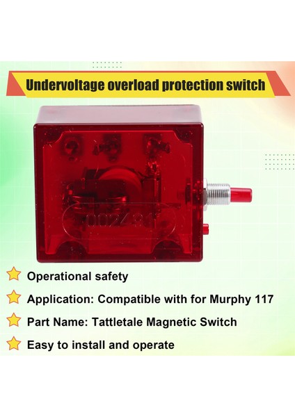 Murphy 117 25700071 Tattletale Manyetik Anahtar Için Yeni (Yurt Dışından) indirimleri
