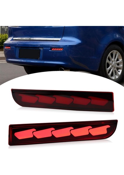 Mitsubishi Lancer 2008-2017 Için LED Arka Tampon Reflektörlü Sis Farları (Yurt Dışından) modelleri