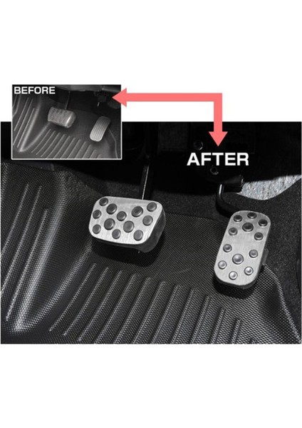 Toyota 4runner 2025 Gaz Gaz Fren Pedalı Kapağı Alüminyum Alaşımlı Ped Aksesuarları Için Araba Pedalları (Yurt Dışından) fiyatları