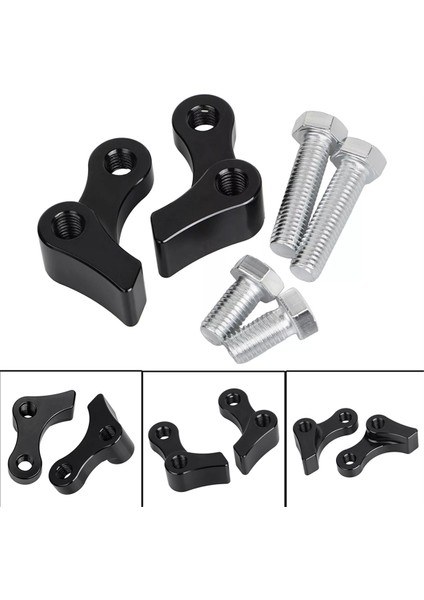 Harley Için Motor Siyah Alüminyum 1 Inç Arka Alçaltma Kiti (Yurt Dışından) modelleri