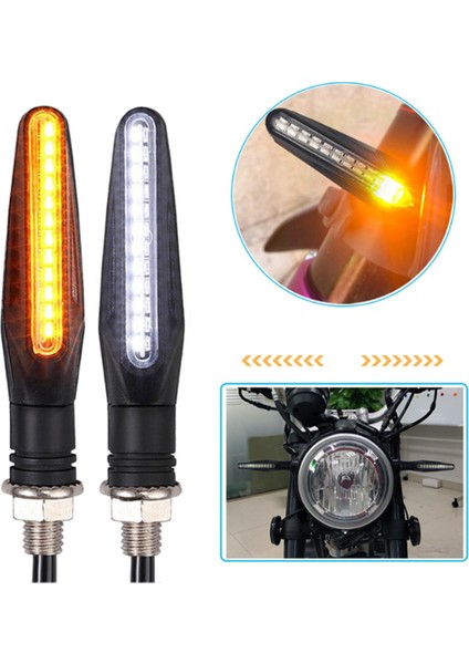 Motosiklet Için 24 LED Motosiklet Sinyal Lambası Beyaz (Yurt Dışından) modelleri