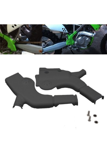Motosiklet Çerçeve Yan Kapağı Çerçeve Koruma Kapağı Çerçeve Koruma Plakası Kawasaki KLX125 KLX150 Için Uygundur (Yurt Dışından) fiyatları
