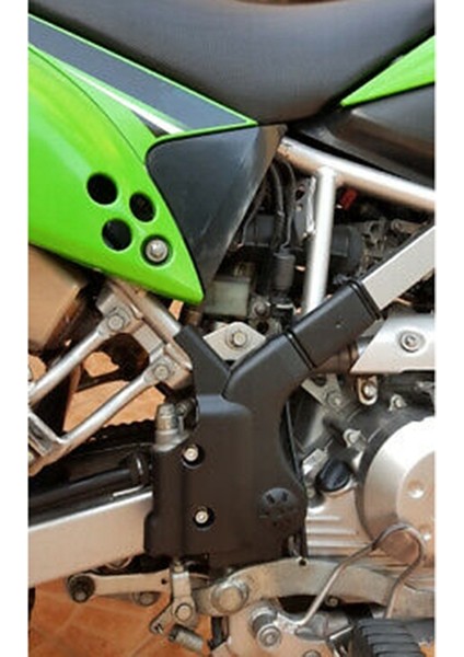 Motosiklet Çerçeve Yan Kapağı Çerçeve Koruma Kapağı Çerçeve Koruma Plakası Kawasaki KLX125 KLX150 Için Uygundur (Yurt Dışından) indirimleri