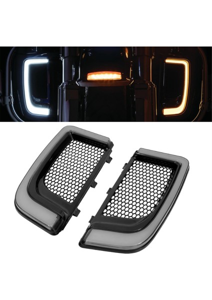 Harley Için Motosiklet Dönüş Sinyal Lambası Bacak Koruma Lambası LED Çalışıyor (Yurt Dışından) indirimleri