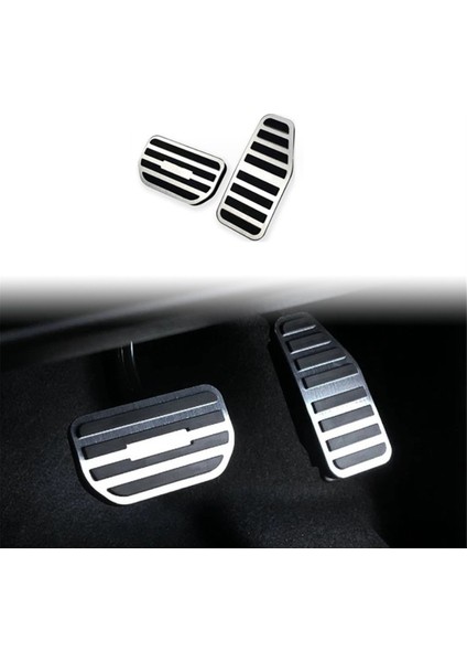 Suzuki Solio / Solio Bandit 2021-2023 Alüminyum Alaşımlı Kaymaz Gaz Pedalı Fren Pedalı Kılıfı Iç Aksesuar Kiti (Yurt Dışından) modelleri