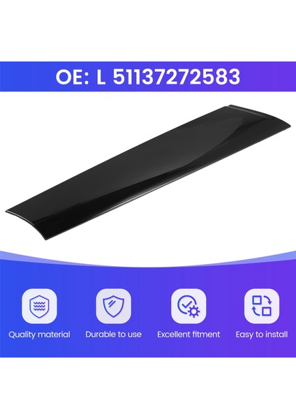 Bmw Mini Cooper R57 R55 R56 07-15 Ön Sol Cam Direk Kaplaması Parlak Siyah Dış Kalıplama Sütun Kaplama Kapağı (Yurt Dışından) indirimleri