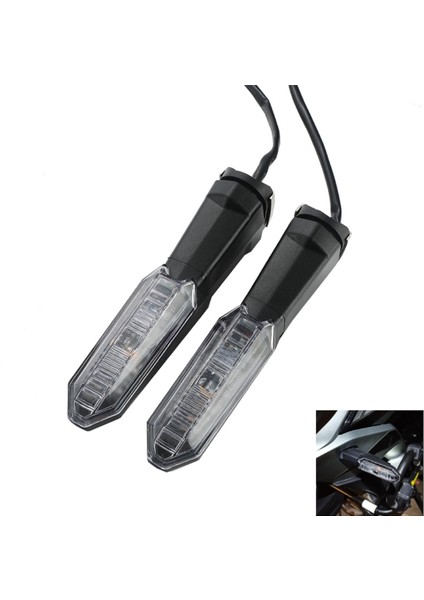 Kawasakı Versys 650 1000 X250 X300 Motosiklet LED Dönüş Sinyali Gösterge Işıkları Flaşörler Aksesuarları, B (Yurt Dışından) indirimleri