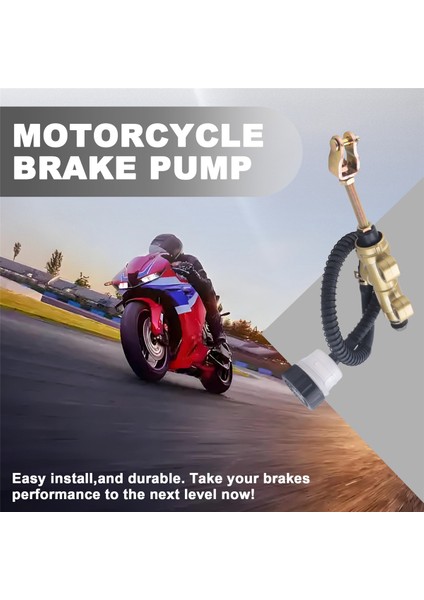 Honda CBR600 Cr 80 85 125 250 500 Xr 250 400 600 Için Motosiklet Atv Arka Fren Ana Silindir Fren Pompası (Yurt Dışından) fırsatları