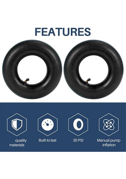 El Arabası, Tekerlekli Araba, El Arabası, Bahçe Arabası, Çim Biçme Makinesi Için 4 Adet 4.10/3.50-4 Inç Iç Lastik, 4.10-4 Yedek Lastik (Yurt Dışından) modelleri