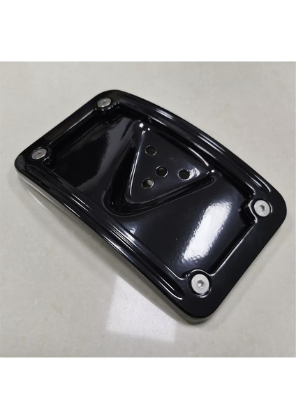 Harley Fat Bob Super Glide Dyna Için Siyah Kavisli Yatay Plaka Braketi (Yurt Dışından) fırsatları