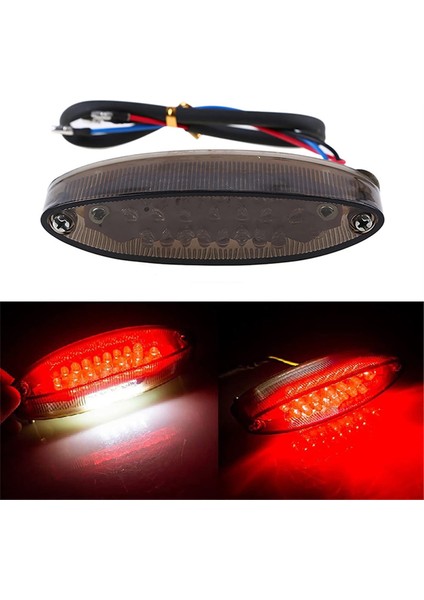 Motosiklet Arka Lambası Evrensel Fren Stop Lambası Atv Utv Arka Lambası LED Plaka Lambası (Yurt Dışından) fiyatları